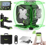 Huepar S04CG-C 16-liniowy samopoziomujący laserowy z ekranem LCD 4D