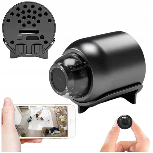 Mini Kamera Wi-Fi Full HD do Monitoringu Domu Podgląd na Żywo Szpiegowska