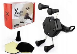 UCHWYT MOTOCYKLOWY NA TELEFON GSM DO TELEFONU METALOWY POD LUSTERKO SOLIDNY