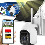 Solarna kamera na karty SIM 4GB obrotowa monitoring bez Wi-Fi FullHD O-KAM
