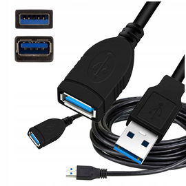 PRZEDŁUŻACZ USB KABEL PRZEDŁUŻAJĄCY ŻEŃSKO MĘSKI USB 3.0 5M TRANSFER DANYCH