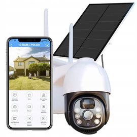 ZEWNĘTRZNA KAMERA SOLARNA GSM SIM LTE 4G ŚLEDZENIE DETEKCJA RUCHU ALARM IR