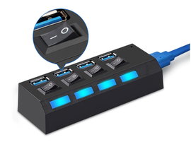 HUB USB 3.0 ROZDZIELACZ USB 4 PORTY