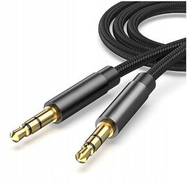 NYLONOWY PRZEWÓD AUDIO AUX MINI JACK 3.5MM