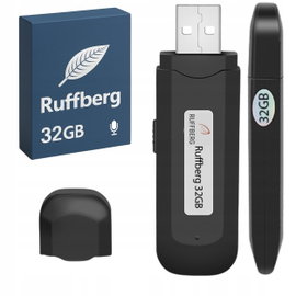 Pendrive Szpiegowski USB z Dyktafonem Ruffberg 32GB - Dyskretny Podsłuch