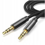 PRZEWÓD AUDIO JACK - JACK 3,5MM OPLOT AUX DO RADIA SAMOCHODOWEGO TELEFONU