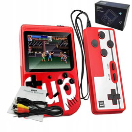 MINI KONSOLA RETRO SUP 400 GIER GAME BOY STARE GIERKI MARIO PEGASUS + PAD