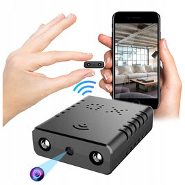 Mini Kamera Szpiegowska Wi-Fi Full HD Ukryta Podgląd Zdalny Detekcja Ruchu