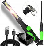 LAMPA LATARKA ROBOCZA AKUMULATOROWA LED COB UCHWYT MAGNETYCZNY ŁADOWARKA