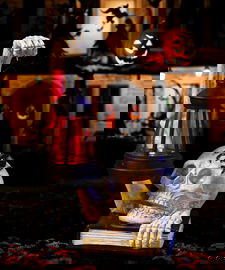 Lampka zewnętrzna czaszka