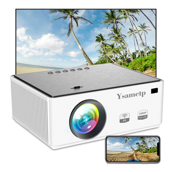 Projektor wideo, 5 G, WiFi, Bluetooth, Full HD 1080p,