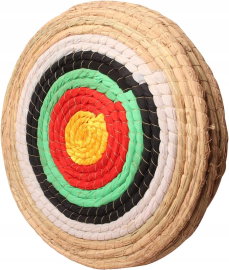 Słomiana tarcza łucznicza kolorowy cel łuczniczy, darts