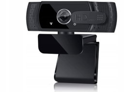 EYONME W6 Full HD 1080P kamera do laptopa z mikrofonem czarna kamera