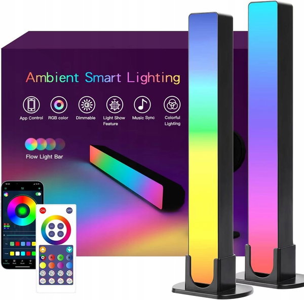 Inteligentne Oświetlenie Led Rgb Z Synchronizacją Z Tv