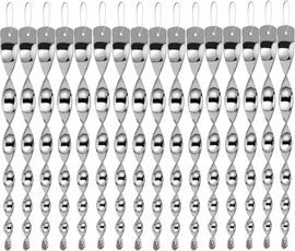 Spirale ogrodowe odstraszające ptaki, ozdobne sople na choinkę 12szt