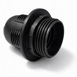 10 x OPRAWKA E27 Z KOŁNIERZEM GNIAZDO PRZYŁĄCZENIOWE DO ŻARÓWKI LED CZARNA