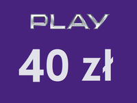 Doładowanie PLAY 40 zł, P4, GSM