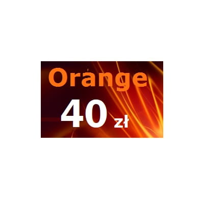 Doładowanie Orange 40 zł