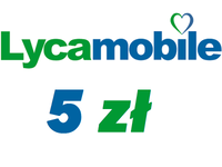 Doładowanie Lycamobile 5 zł , Lyca