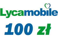 Doładowanie Lycamobile 100 zł, Lyca