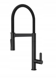 Bateria kuchenna Aqua Vive Volturno czarny mat + prysznic