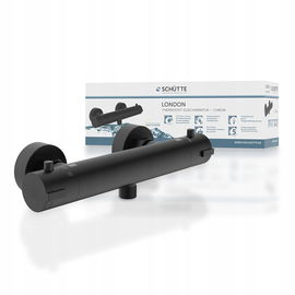 Bateria prysznicowa Schütte London czarny termostatyczna