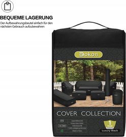 DOKON WODOODPORNY POKROWIEC NA MEBLE 200x160x70 CM OXFORD 600D