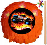 PINIATA HOT WHEELS MONSTER TRUCKS + GRATISY - URODZINOWA ZABAWA!