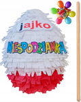 PINIATA JAJKO NIESPODZIANKA 80CM + GRATISY - NA PREZENT!