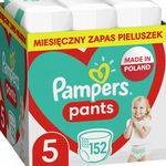 PAMPERS PANTS PIELUCHOMAJTKI ROZMIAR 5, 152 szt.