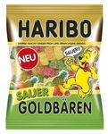 ŻELKI HARIBO KWAŚNE MISIE GOLDBAREN SAURE 175G NA PREZENT + GRATIS