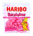 ŻELKI HARIBO HERZBEBEN 160G SERCA Z NIEMIEC NA PREZENT + GRATIS