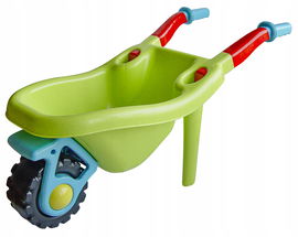 Hemar ECO Line duża taczka do piasku ogrodu 74cm kolor limonkowy wytrzymała