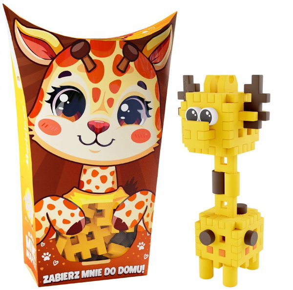 Marioinex Mini Waffle POKET PETS - zestaw ŻYRAFA