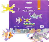 Marioinex Micro Waffle 230 el ZESTAW MORSKI NEMO i REKIN - obraz puzzle