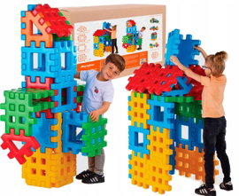 Marioinex wafle GIGANT XXL, dom, 32 el + trójkąty