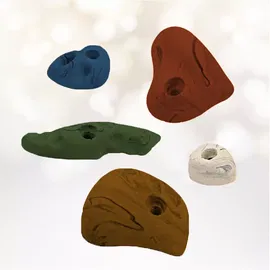 80 uchwytów wspinaczkowych kamienie wspinaczkowe, w tym śruby i nakrętki wbijane