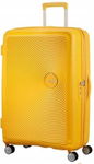 Walizka American Tourister Soundbox 77cm powiększana żółta