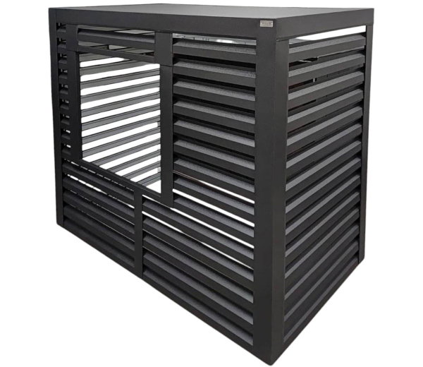 Osłona Pompy Ciepła 120x60x150cm Antracyt Zabudowa GP537