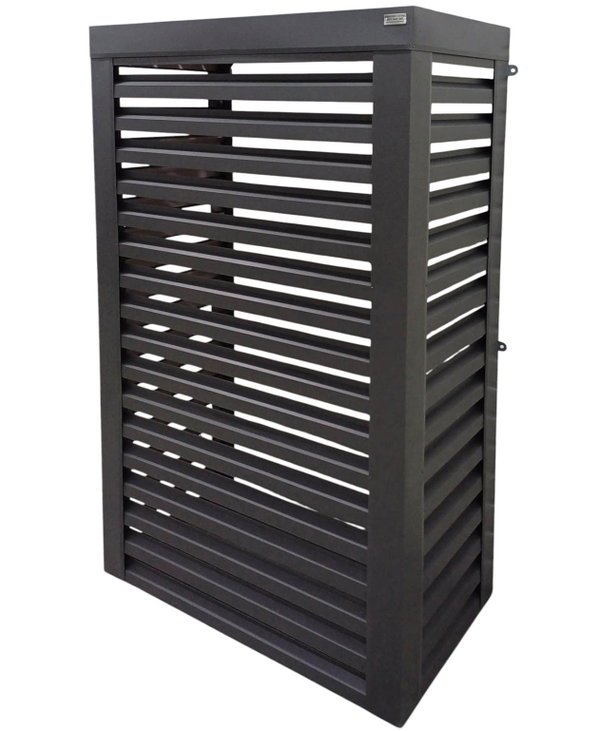Osłona pompy ciepła 100x50x210 cm antracyt GP542