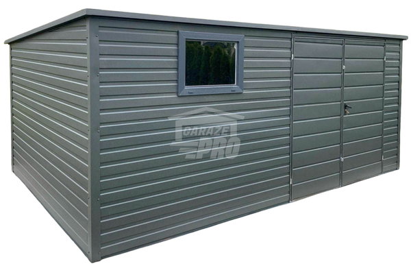 Schowek - Domek Ogrodowy 4,5x3m Drzwi  okno dach GP660
