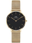 zegarek damski daniel wellington dw00100349 - petite evergold 28mm (zw501c)