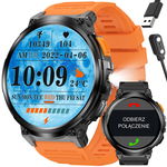 smartwatch męski gravity gt23-3 - latarka, dodatkowy pasek  (sg031c)