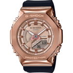 casio g-shock oak metal covered compact - pink gold serie gm-s2100pg-1a4er