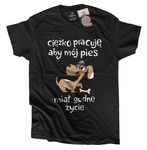 Koszulka męska CIĘŻKO PRACUJĘ godne życie psa śmieszny tshirt XXL