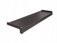 PARAPET Aluminiowy BRĄZOWY 8019 głębokość 22,5 cm