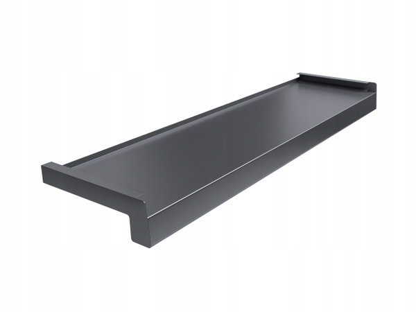 PARAPET stalowy ANTRACYT 7024 głębokość 27,5 cm