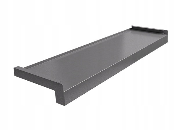 PARAPET stalowy GRAFIT głębokość 32,5 cm