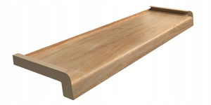 PARAPET stalowy SOFTLINE DĄB NATURALNY / DĄB TURNER / DĄB WOODEC 37,5 cm
