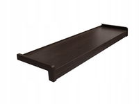 PARAPET stalowy WENGE głębokość 25 cm